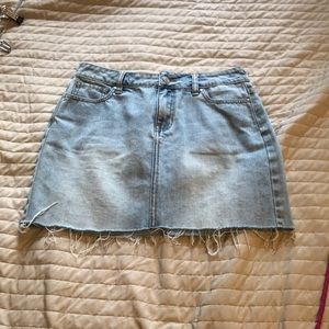 Jean skirt from Pacsun